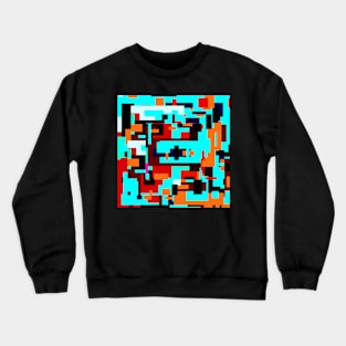 Pop Art Glitches Crewneck Sweatshirt